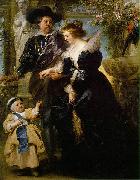 Peter Paul Rubens, Rubens his wife Helena Fourment  and their son Peter Paul